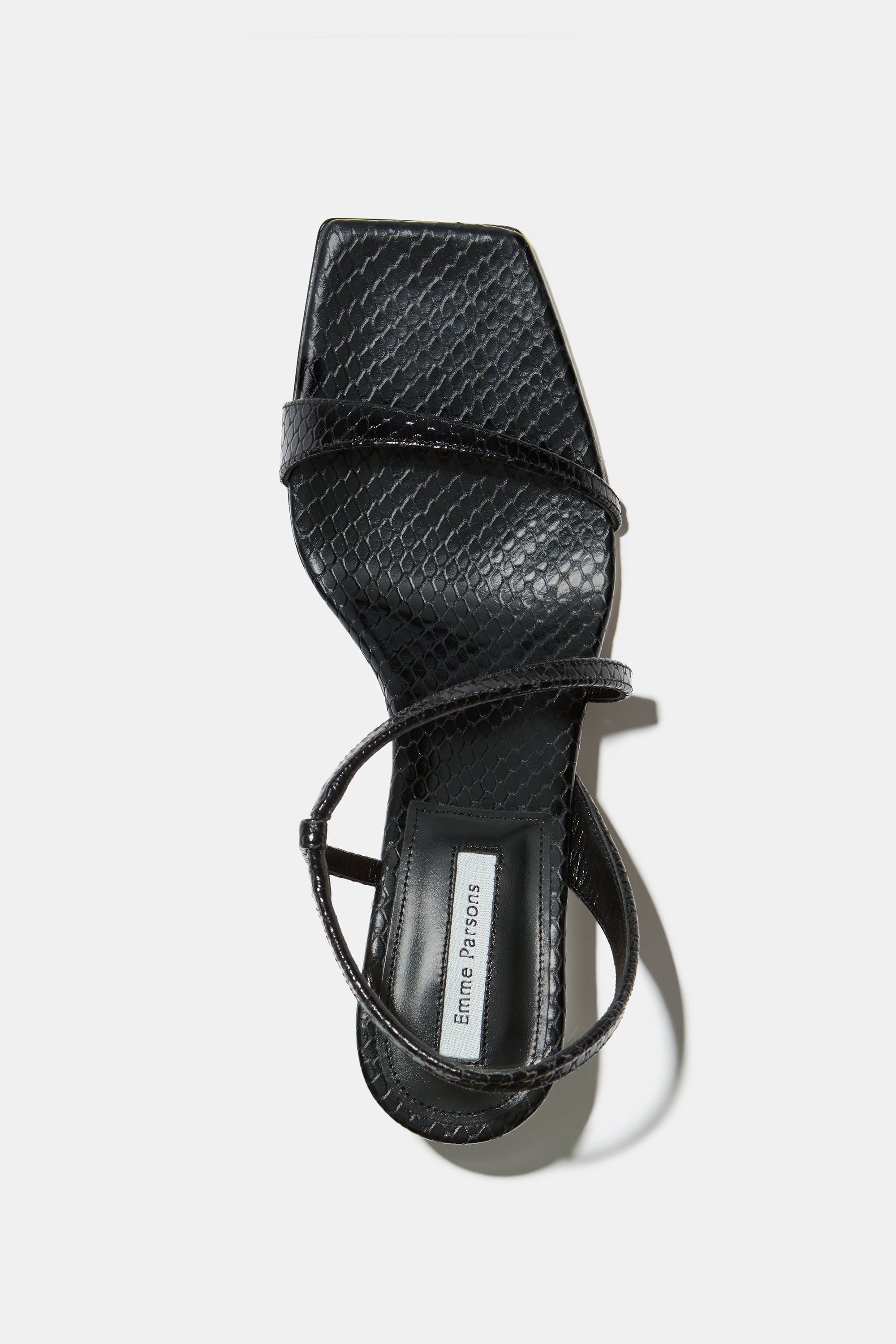 Delicat in Black Embossed Snake