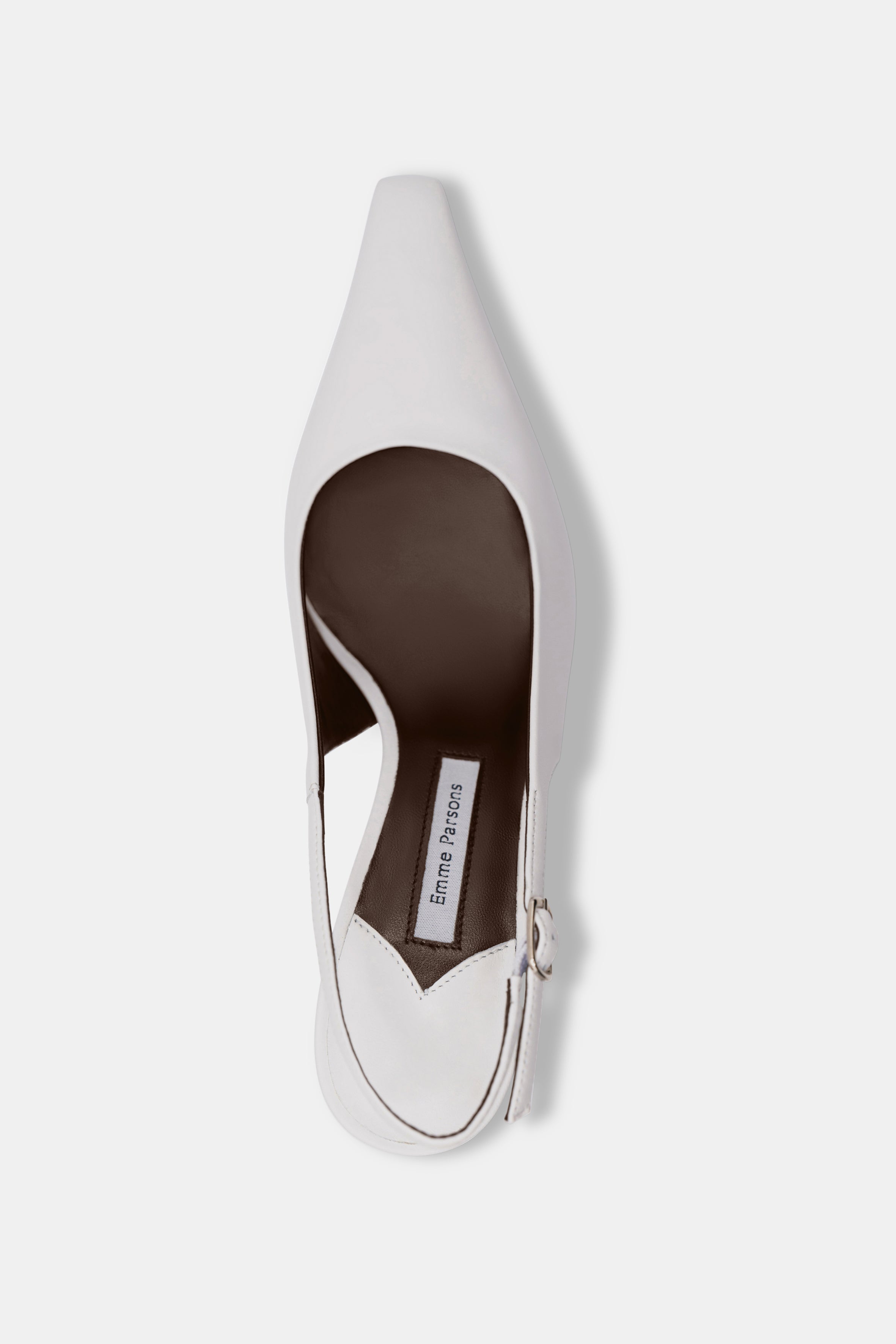 Elana in Optic White Calfskin