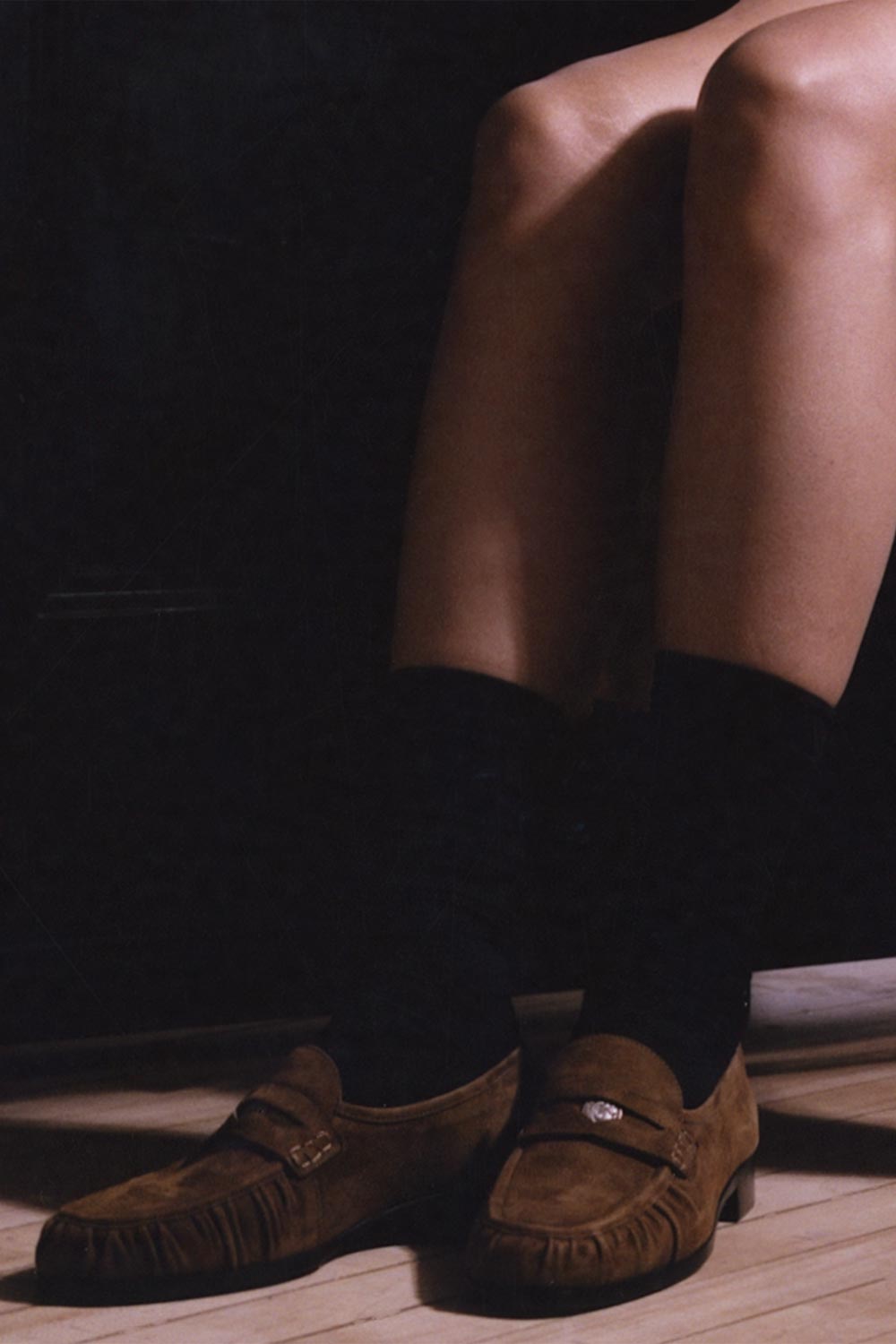 Girona Penny Loafer in Camel Suede