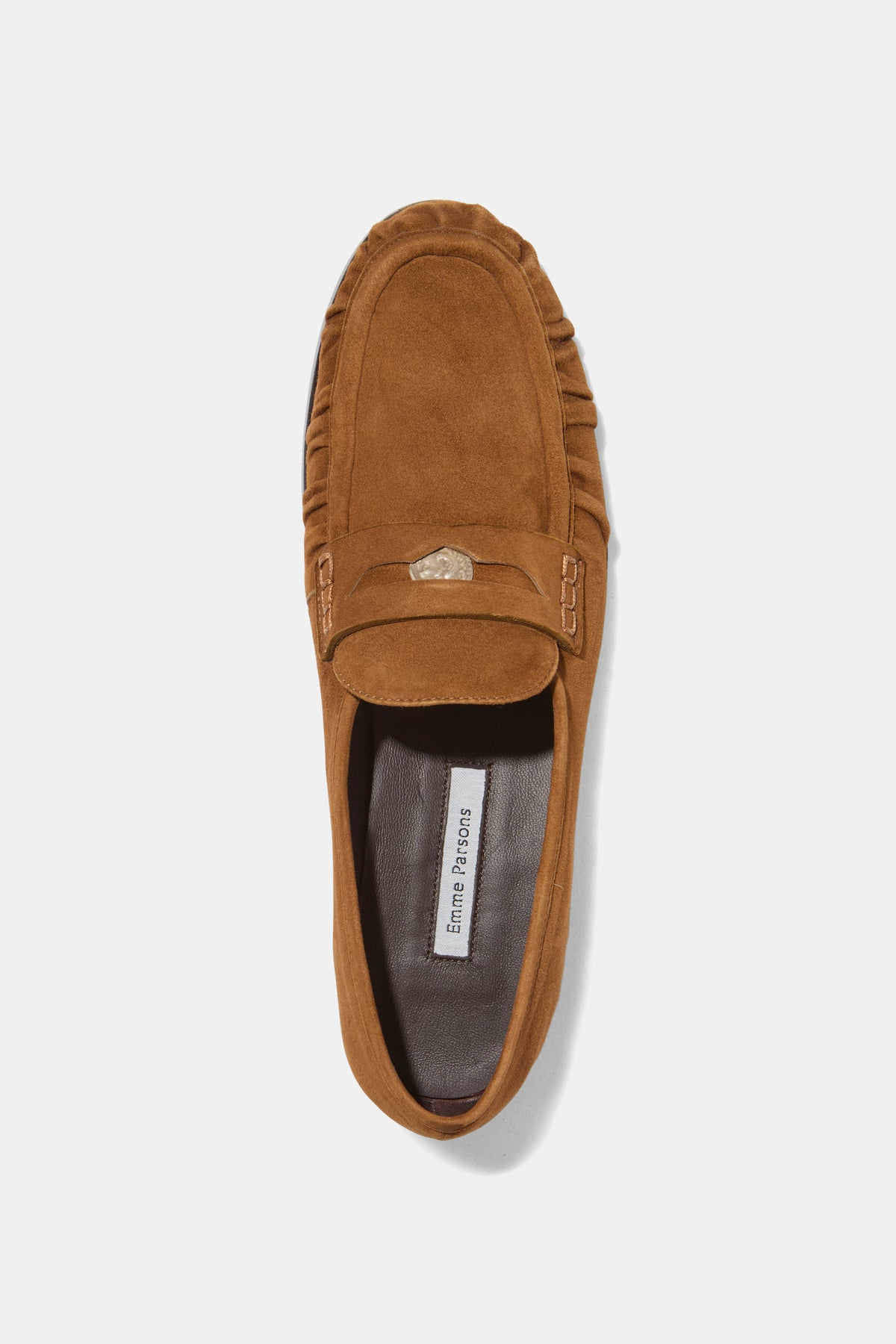 Girona Penny Loafer in Camel Suede