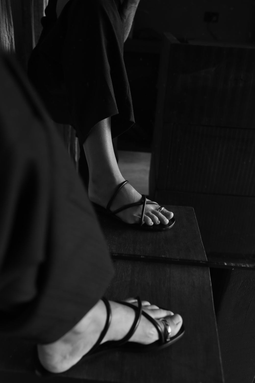 Laurie in Black Nappa — ARCHIVE SAMPLE; FINAL SALE