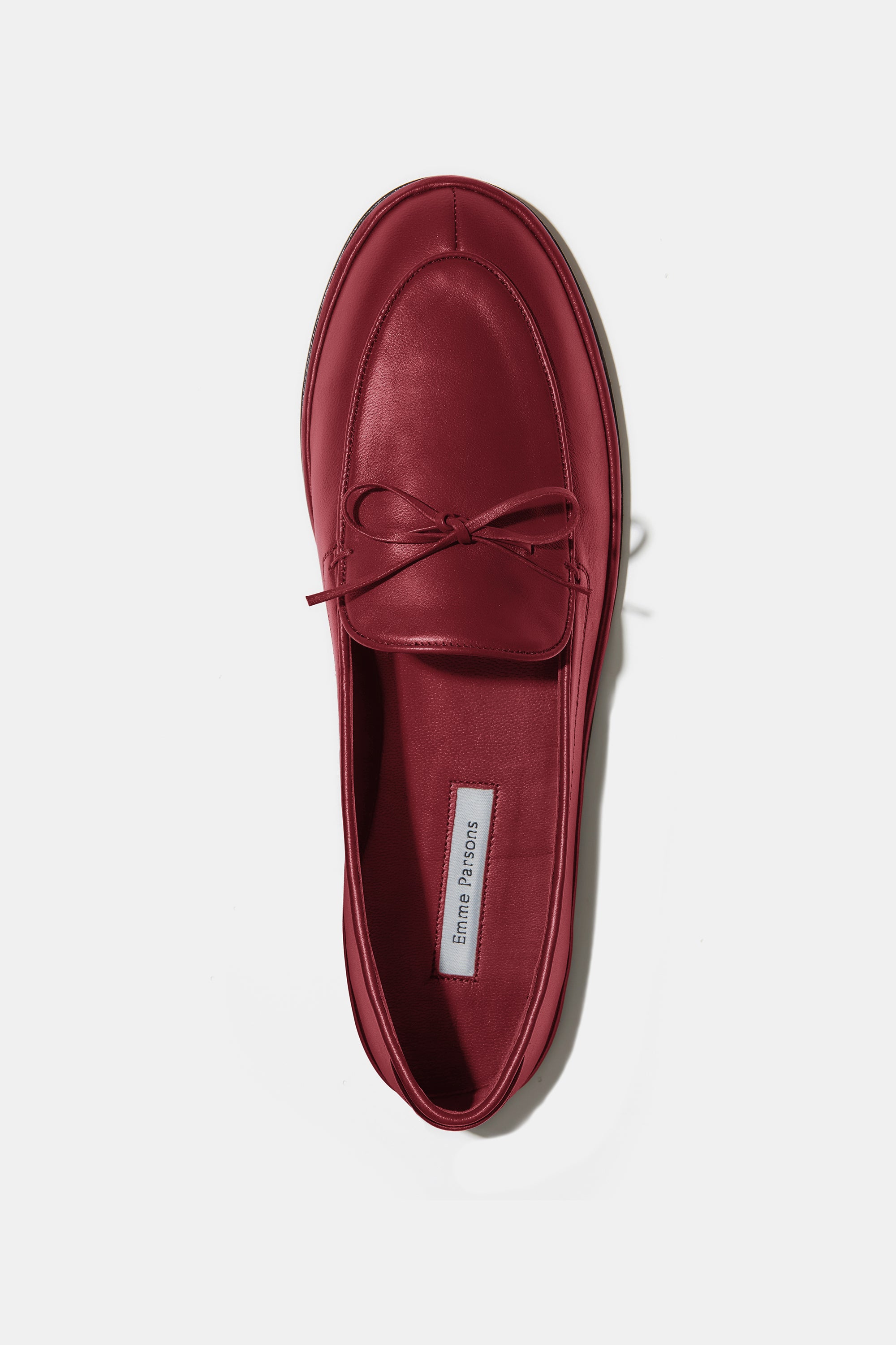 Parker Moccasin in Carmen Red Nappa — Exclusive