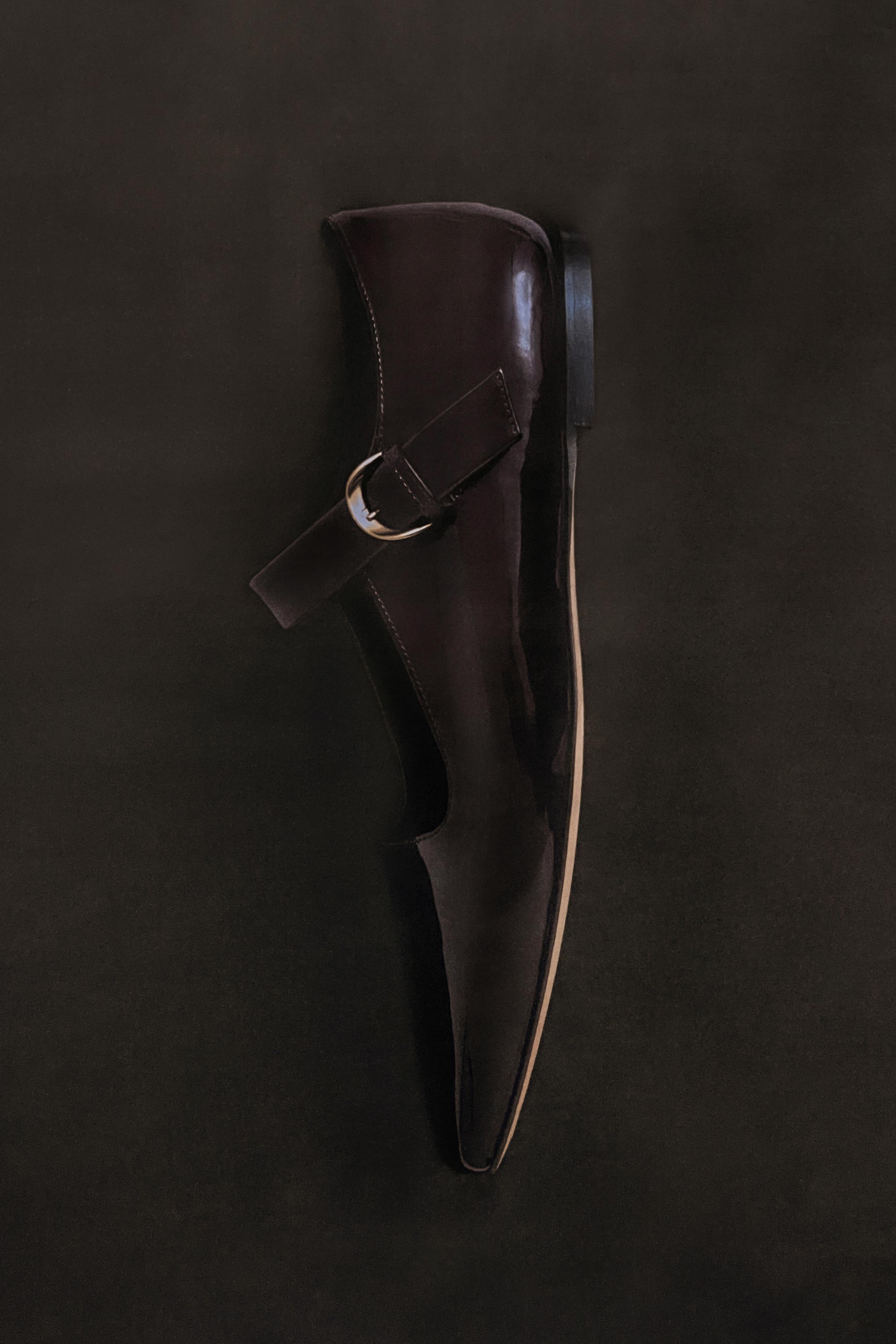 Tramonto Mary Jane in Burgundy Patent