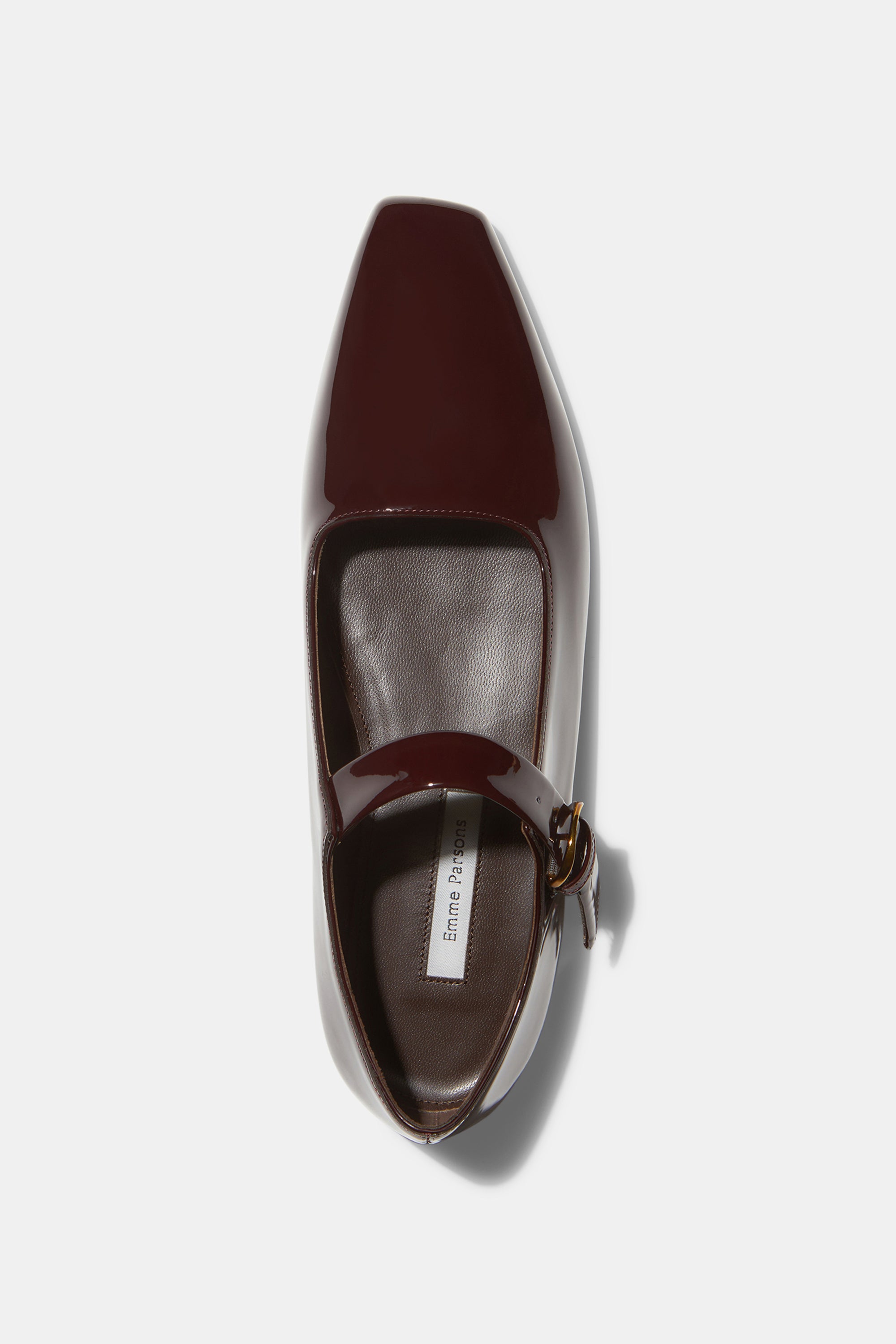 Tramonto Mary Jane in Burgundy Patent