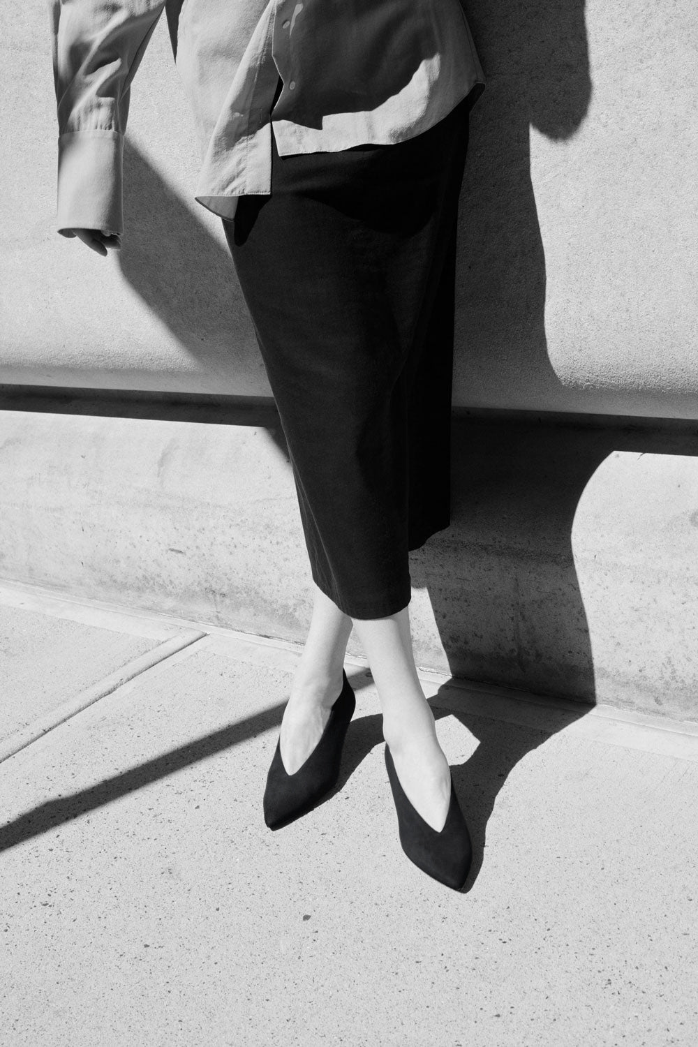 Veneto in Black Suede