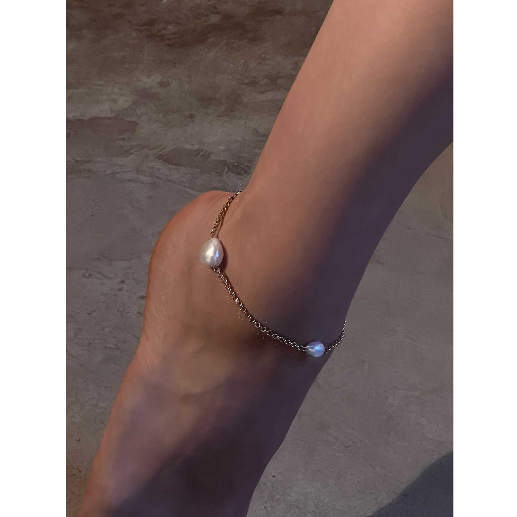Baroque Pearl Anklet — Exclusive