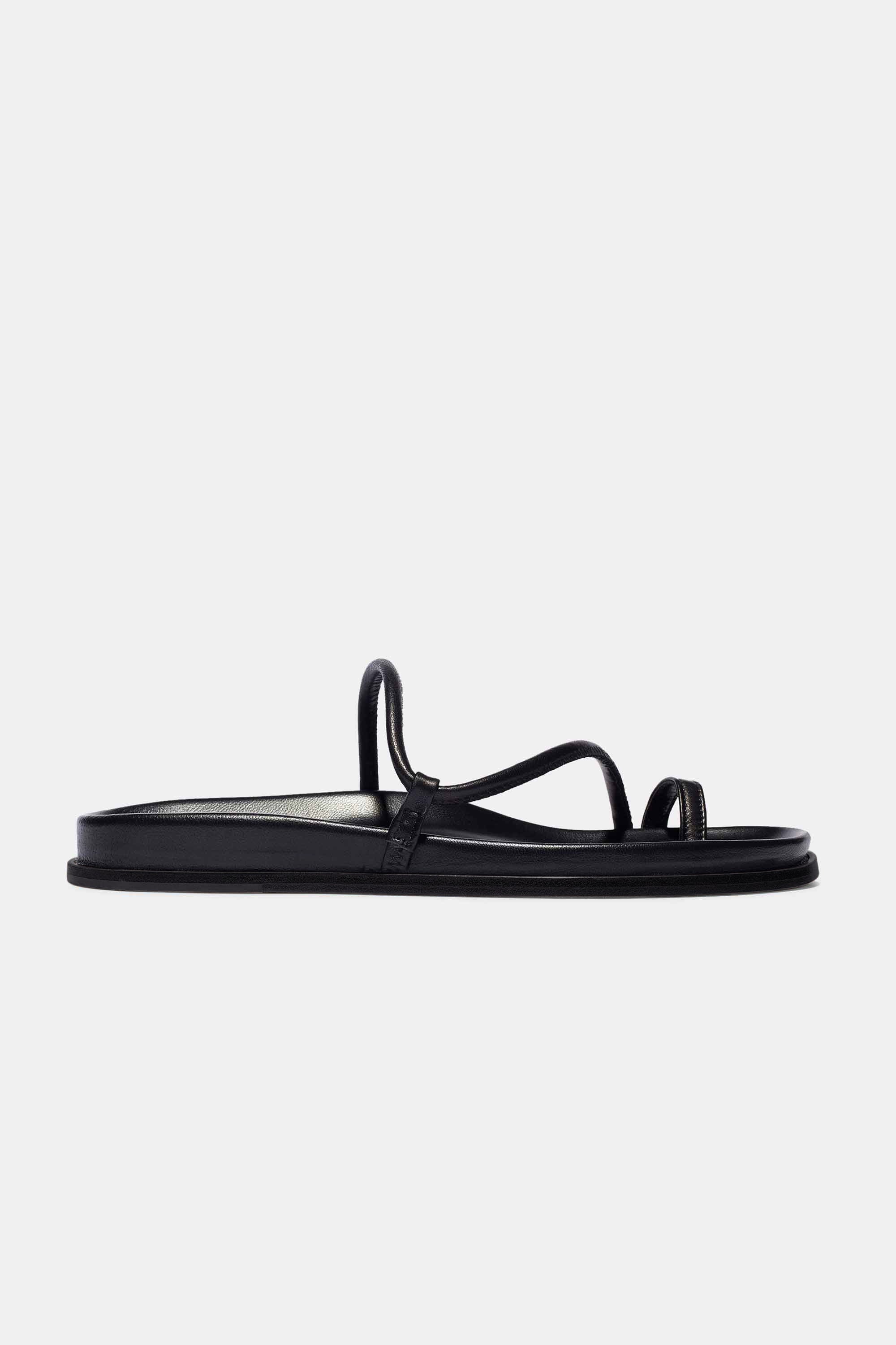 Bari in Black Nappa with Black Sole