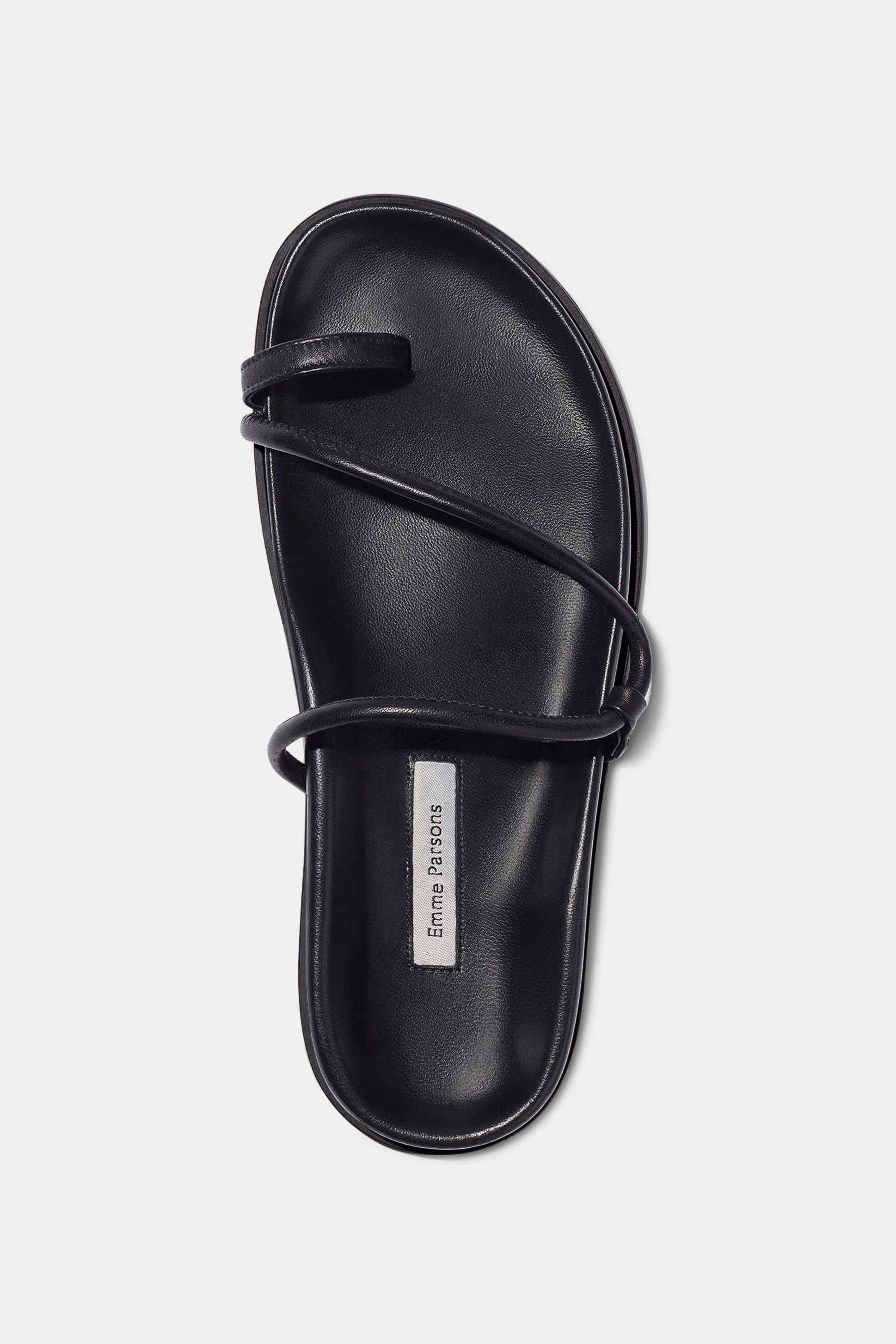 Bari in Black Nappa with Black Sole