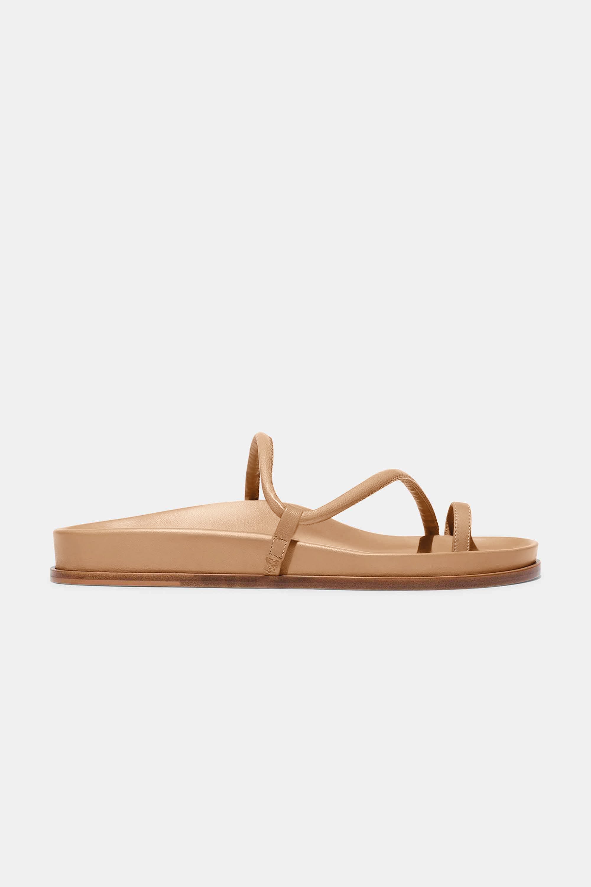 【新品】EMME PARSONS クロコ型押し フラットサンダル Susan Lace Up Sandal