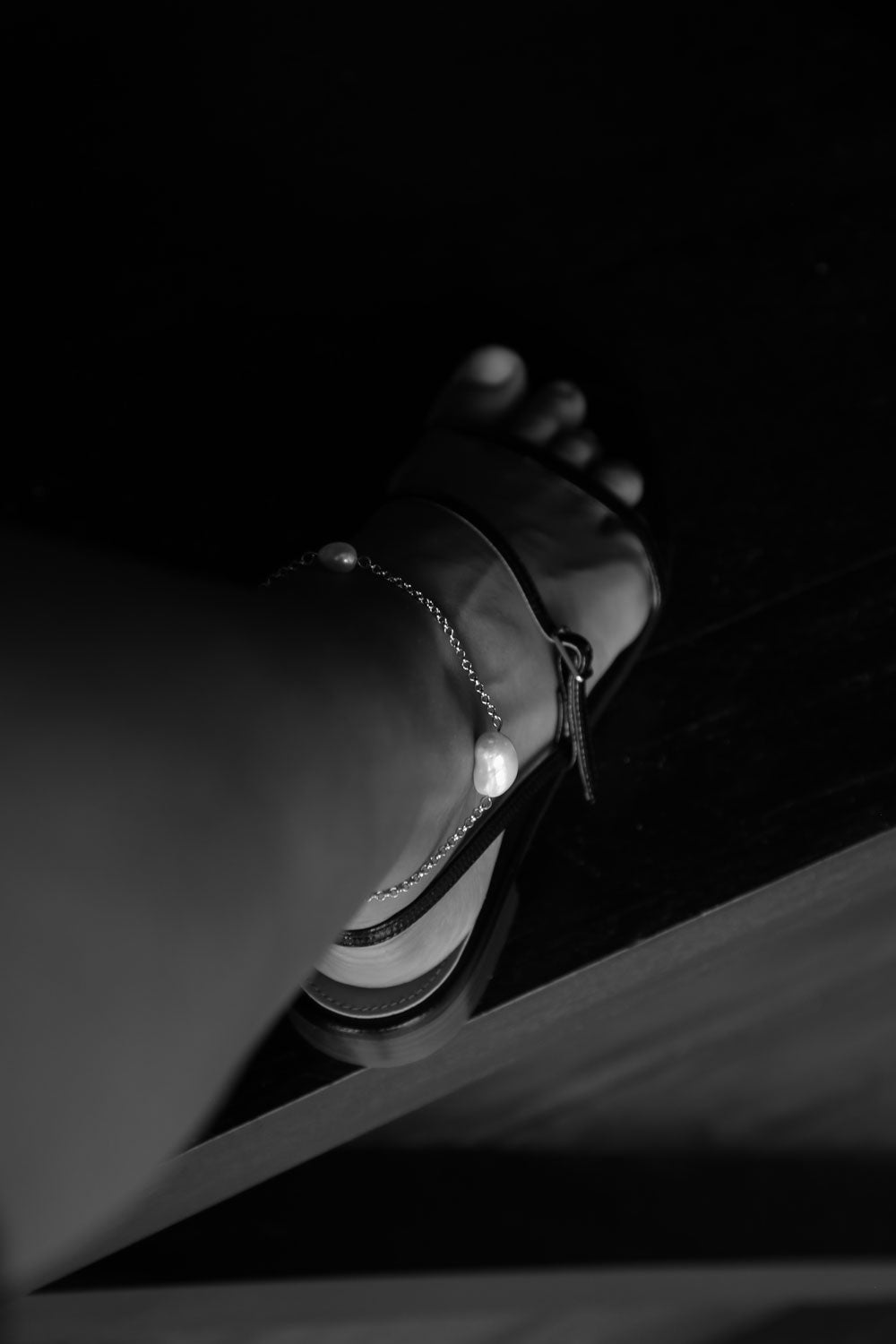 Baroque Pearl Anklet — Exclusive