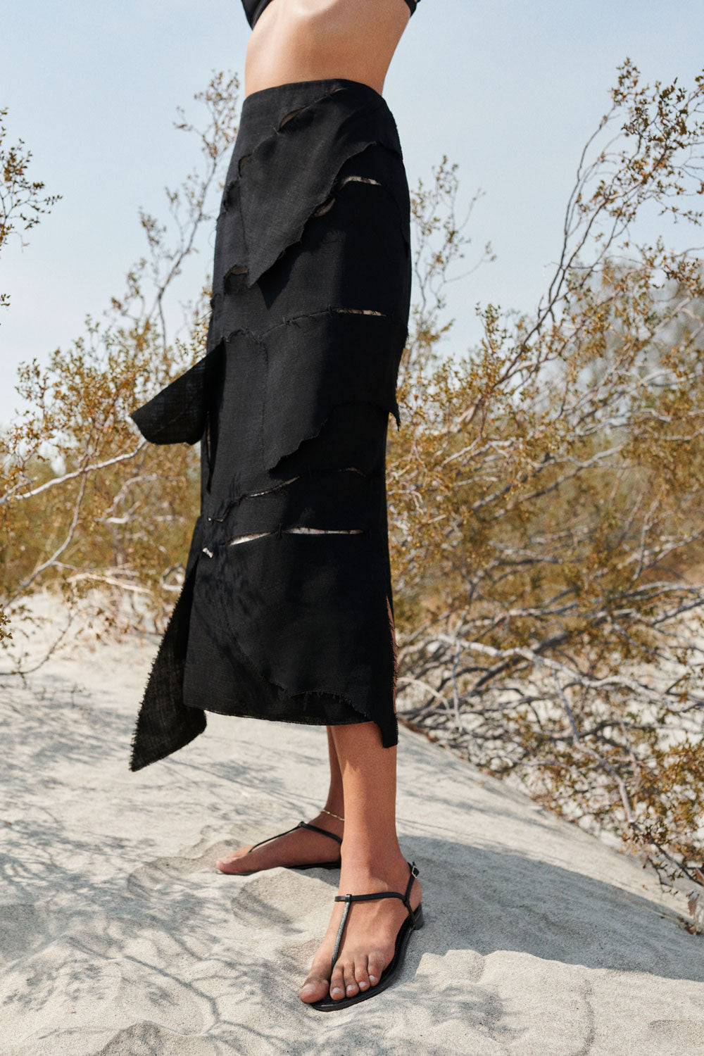 Cecilia in Black Calfskin