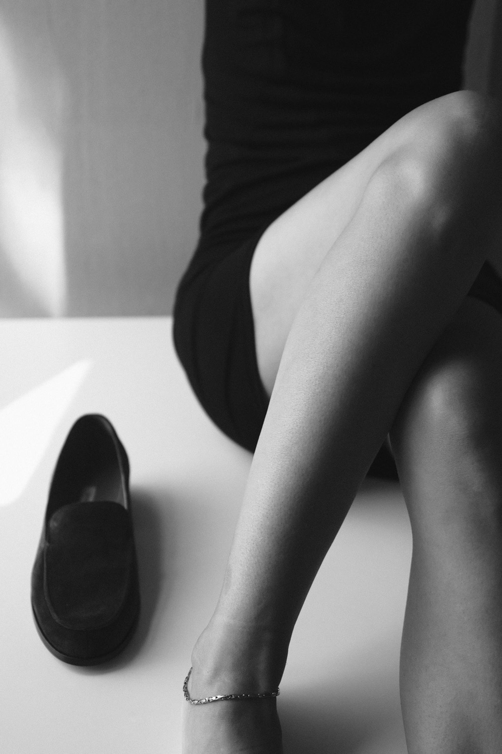 Danielle in Black Suede — Exclusive