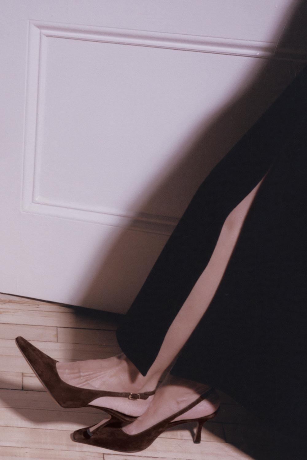 Elana in Espresso Suede