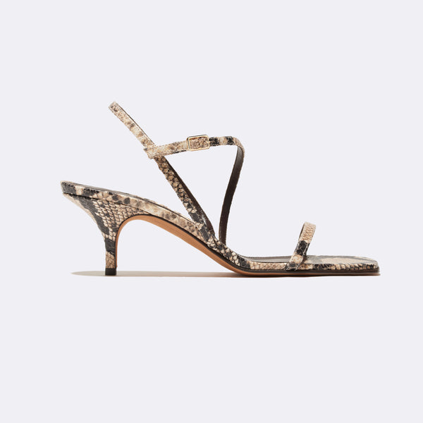 Hugo in Beige Embossed Python