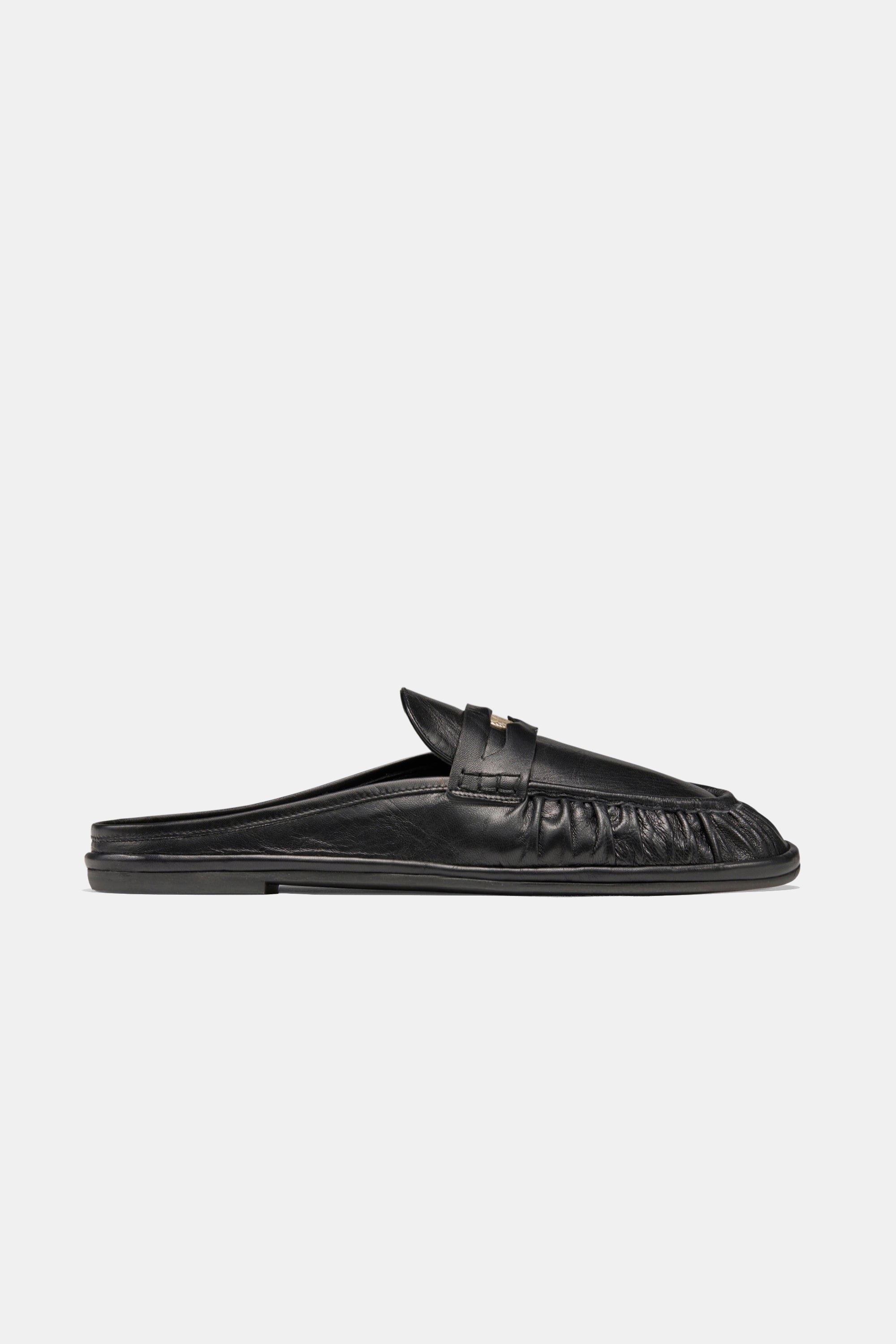 Monceaux Mule in Black Kidskin
