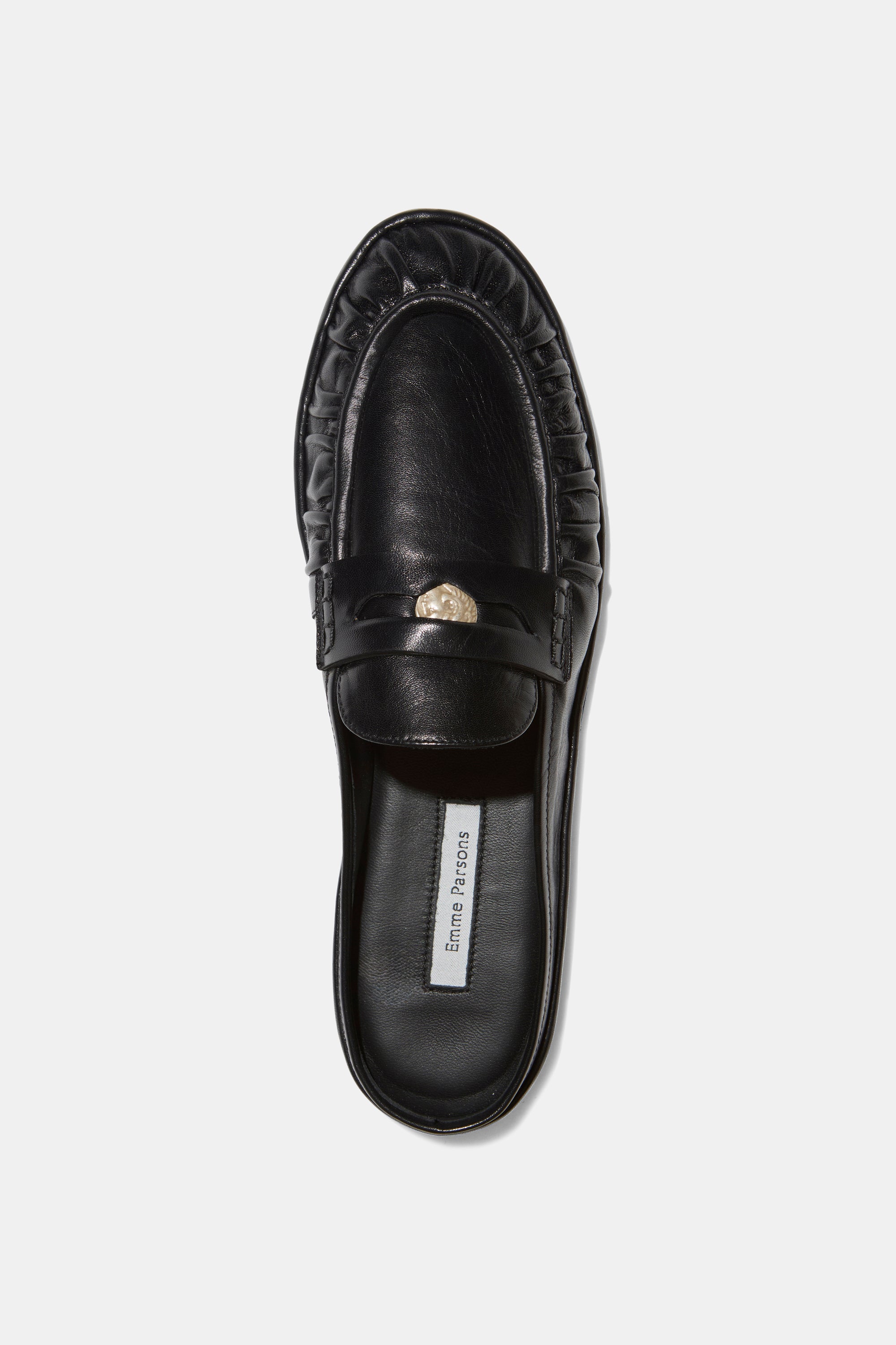 Monceaux Mule in Black Kidskin