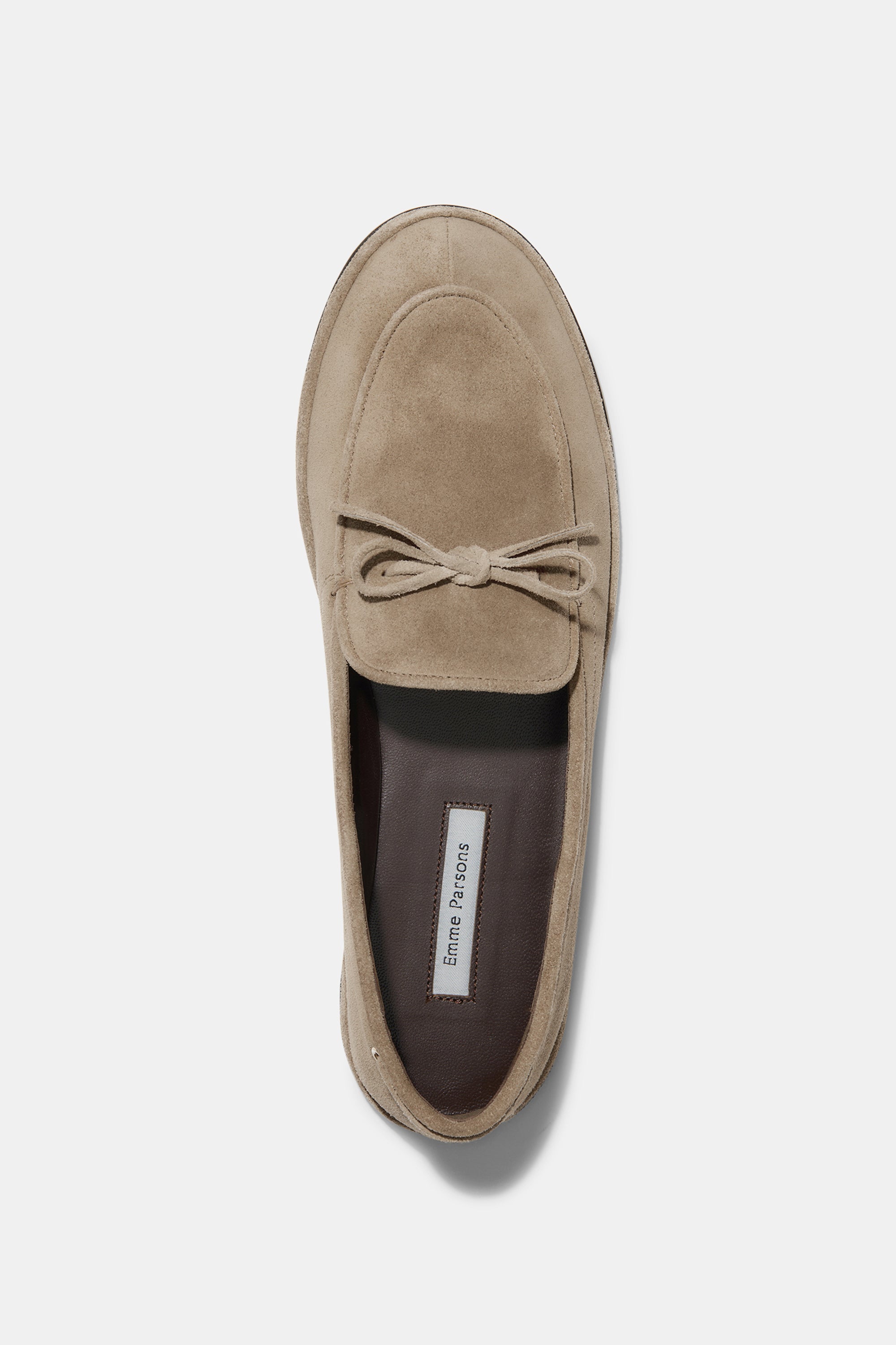 Parker Moccasin in Tan Suede