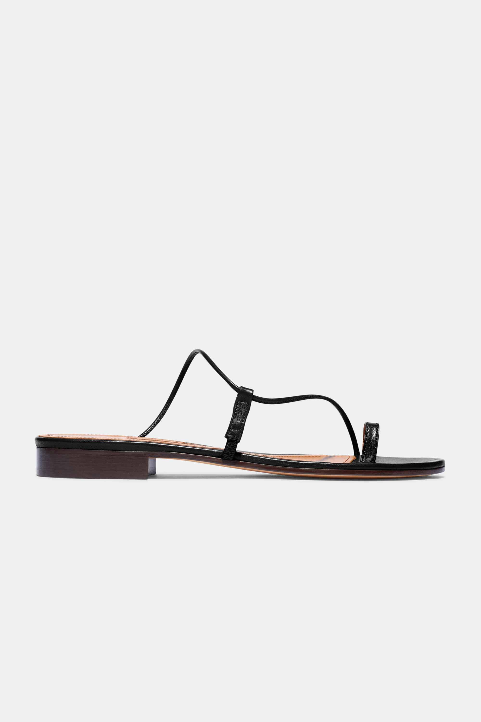 Susan Slide in Black Plongé Nappa by Emme Parsons