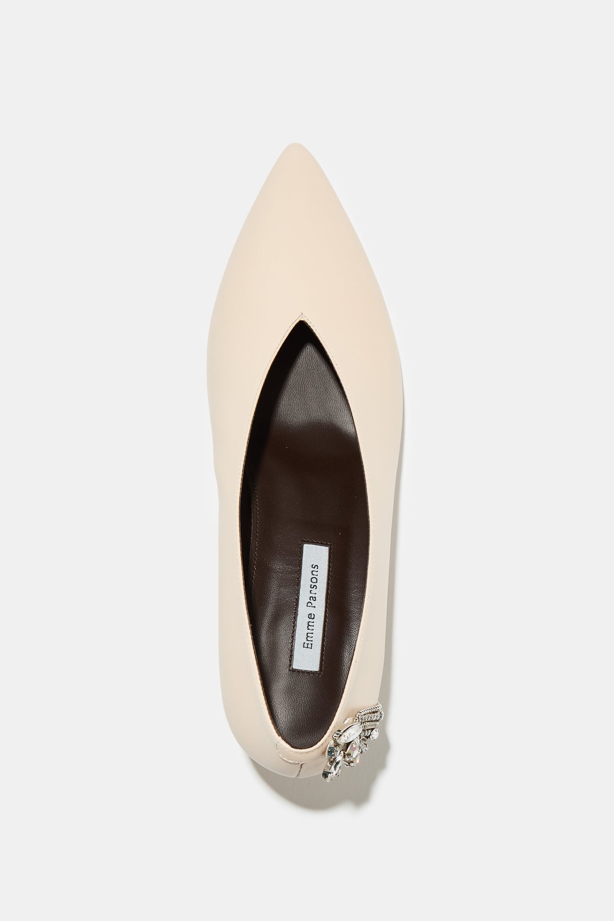 Veneto Bijoux in Cream Nappa