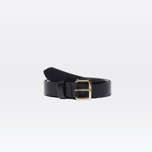Yoyo Belt in Black with Gold Buckle — Exclusive