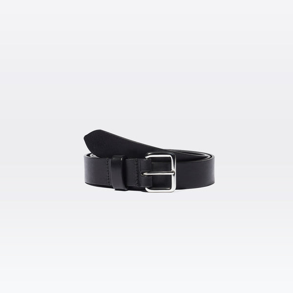 Yoyo Belt in Black with Silver Buckle — Exclusive