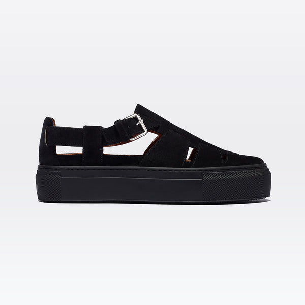 Ernest Sneaker in Black Suede